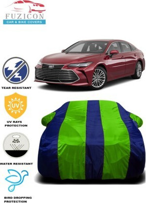 FUZICON Car Cover For Toyota Avalon (With Mirror Pockets)(Green, Blue)