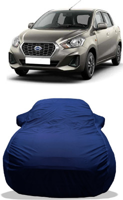 Wegather Car Cover For Datsun Datsun GO D Petrol (With Mirror Pockets)(Blue)