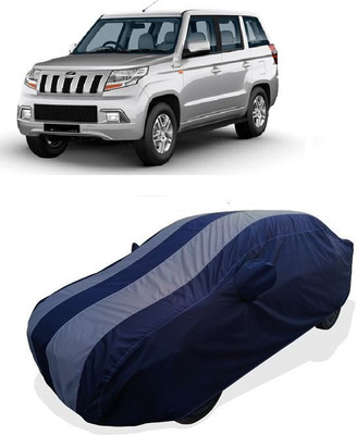 QLAX Car Cover For Maruti TUV 300 Plus P8 (With Mirror Pockets)(Grey)