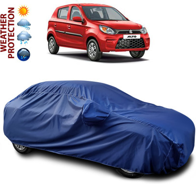 CODOKI Car Cover For Maruti Suzuki Alto K10 (With Mirror Pockets)(Blue)