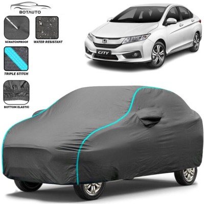 BOTAUTO Car Cover For Honda City ZX, Universal For Car (With Mirror Pockets)(Grey, For 2008, 2009, 2010, 2011, 2012, 2013, 2014, 2015, 2016, 2017, 2018, 2019, 2020, 2021, 2022, 2023 Models)