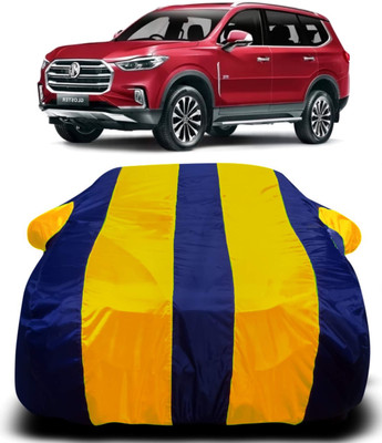 R Rayvin Star Car Cover For MG Gloster (With Mirror Pockets)(Multicolor)