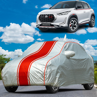 DRIPEX Car Cover For Nissan Magnite (With Mirror Pockets)(Silver)