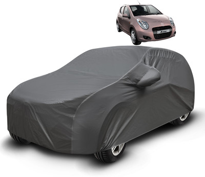 Auto Hub Car Cover For Maruti A-Star (With Mirror Pockets)(Grey)