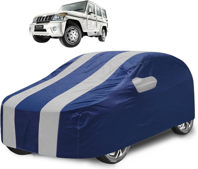 Caronix Car Cover For Mahindra Bolero (With Mirror Pockets)(Silver)