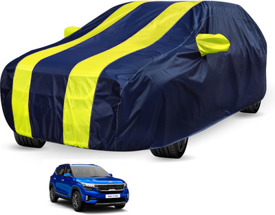 Auto Hub Car Cover For Universal For Car (Without Mirror Pockets)(Blue, Yellow, For 2019 Models)