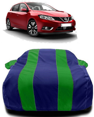 Autoprime Car Cover For Nissan Pulsar (With Mirror Pockets)(Green, Blue)