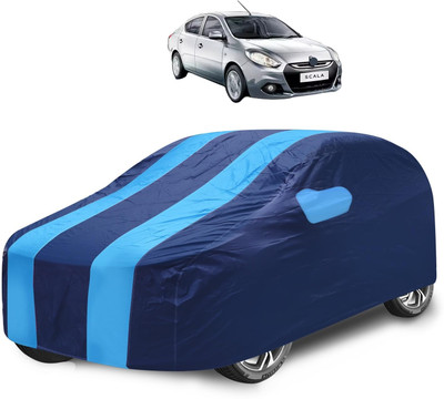 Caronix Car Cover For Renault Scala (With Mirror Pockets)(Blue)