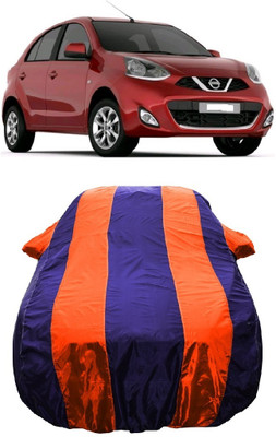 Wegather Car Cover For Nissan Micra 1.5L (With Mirror Pockets)(Orange)