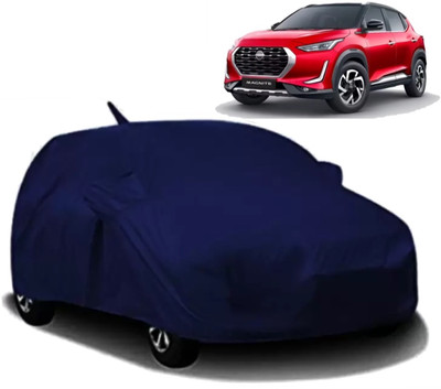 AXLOZ Car Cover For Nissan Magnite (With Mirror Pockets)(Blue)