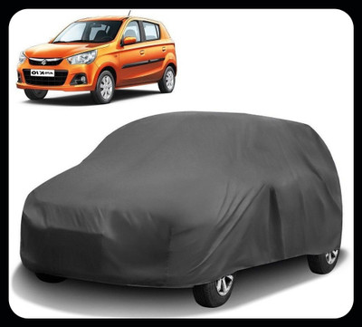 QLAX Car Cover For Maruti Alto K10 (Without Mirror Pockets)(Grey)