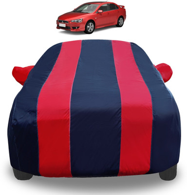 Auto Hub Car Cover For Mitsubishi Lancer (With Mirror Pockets)(Red)