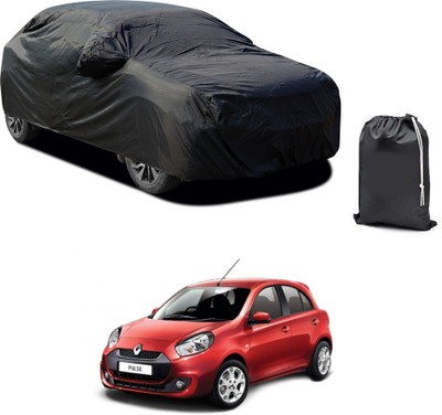 CODOKI Car Cover For Renault Pulse (With Mirror Pockets)(Black)