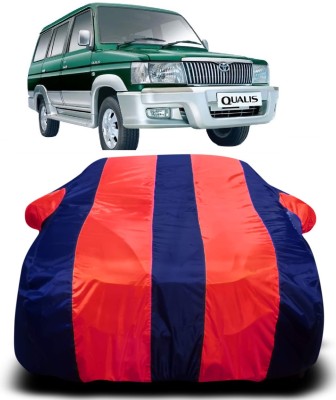 MAVENS Car Cover For Toyota Qualis (With Mirror Pockets)(Multicolor)
