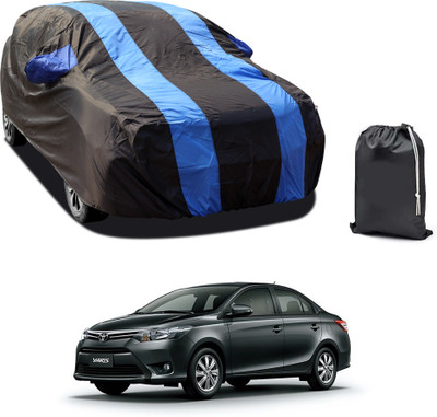 PAGORA Car Cover For Toyota Yaris (With Mirror Pockets)(Blue)