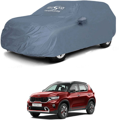 Kingsway Car Cover For Kia Sonet (With Mirror Pockets)(Grey, For 2020, 2021, 2022, 2023, 2024 Models)