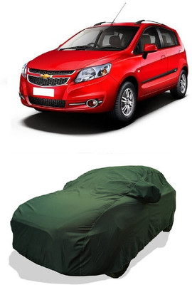 Coxtor Car Cover For Chevrolet Sail U-VA (With Mirror Pockets)(Green)