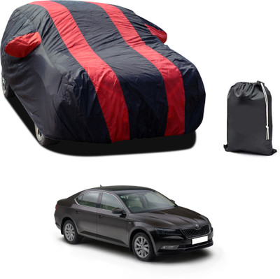 CODOKI Car Cover For Skoda Superb (With Mirror Pockets)(Red, For 2019, 2020, 2021, 2022, 2023 Models)