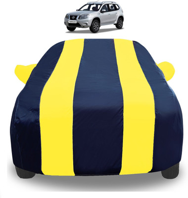 Auto Hub Car Cover For Nissan Terrano (With Mirror Pockets)(Yellow)