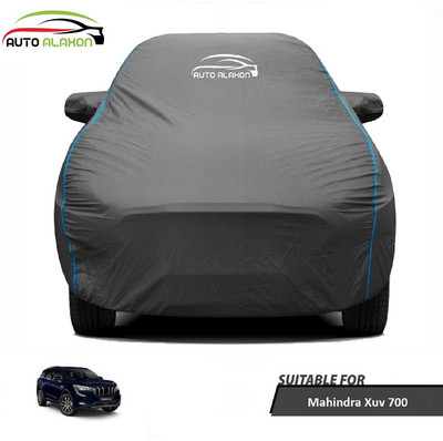 AUTO ALAXON Car Cover For Mahindra XUV 700 (With Mirror Pockets)(Black)