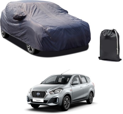 GOSHIV-car and bike accessories Car Cover For Nissan Go+ (With Mirror Pockets)(Grey)