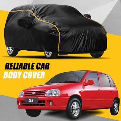 V VINTON Car Cover For Maruti Suzuki Zen (With Mirror Pockets)(Multicolor)
