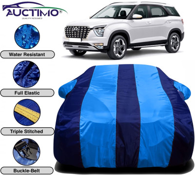 AUCTIMO Car Cover For Hyundai Alcazar (With Mirror Pockets)(Multicolor)