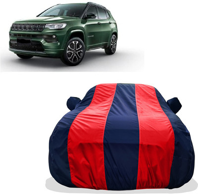 Tricway Car Cover For Jeep Compass 2.0 Limited Option (With Mirror Pockets)(Red)