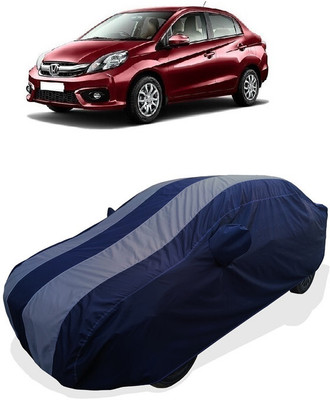 Coxtor Car Cover For Honda Amaze SX i-DTEC (With Mirror Pockets)(Grey)