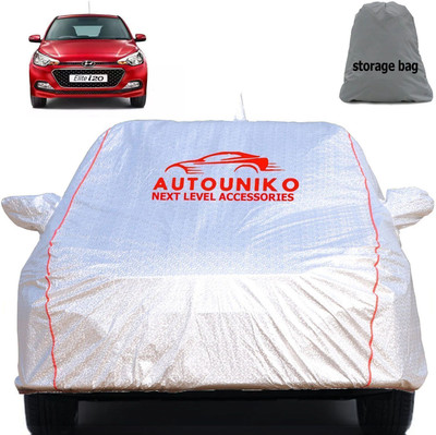 autouniko Car Cover For Hyundai Elite i20, Elite i20 2020, Elite i20 Asta 1.4 CRDi, Elite i20 Asta 1.2 (With Mirror Pockets)(Silver)