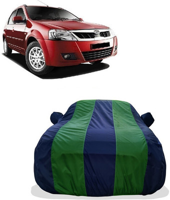 Tricway Car Cover For Mahindra E Verito D2 Electric (With Mirror Pockets)(Green)