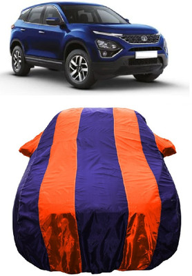 Wegather Car Cover For Tata Harrier XZA AT Diesel (With Mirror Pockets)(Orange)