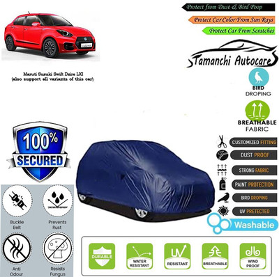 Tamanchi Autocare Car Cover For Maruti Suzuki Swift Dzire LXI(Blue)