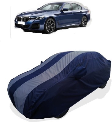 Coxtor Car Cover For BMW 5 Series 530i M Sport Petrol (With Mirror Pockets)(Grey)