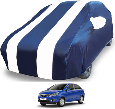 MOCKHE Car Cover For Tata Zest (With Mirror Pockets)(White)