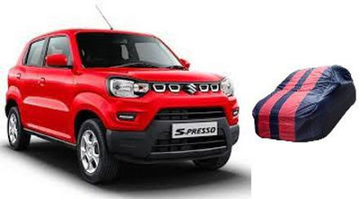 malti Car Cover For Maruti Suzuki S-Presso (Without Mirror Pockets)(Red, Blue)