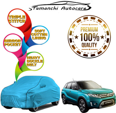 Tamanchi Autocare Car Cover For Mahindra Xylo (With Mirror Pockets)(Blue)