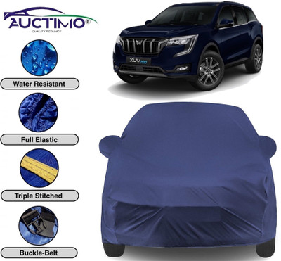 AUCTIMO Car Cover For Mahindra XUV 700 (With Mirror Pockets)(Blue)