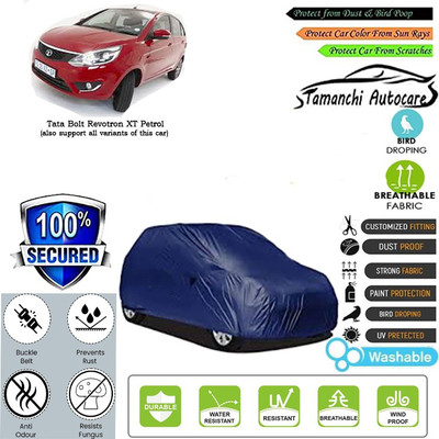 Tamanchi Autocare Car Cover For Tata Bolt Revotron XT Petrol(Blue)