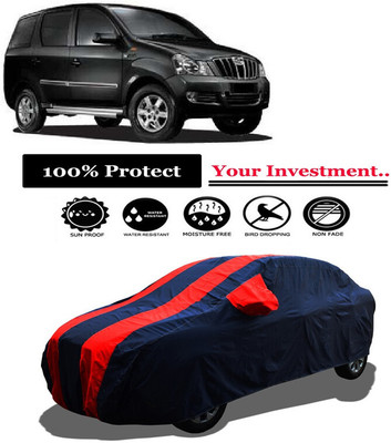 Amexride Car Cover For Mahindra Xylo E6 (With Mirror Pockets)(Red)