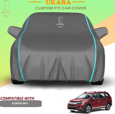 Ukara Car Cover For Honda BRV (With Mirror Pockets)(Grey)