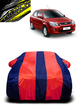 FRONCH Car Cover For Ford Ikon (With Mirror Pockets)(Red, Blue)