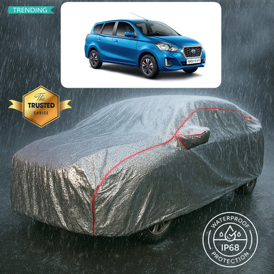 PAGORA Car Cover For Datsun GO Plus T (With Mirror Pockets)(Silver)
