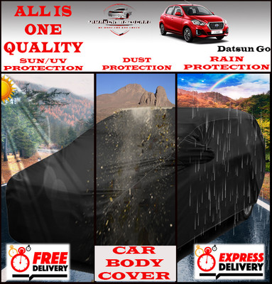Tamanchi Autocare Car Cover For Datsun Go(Black)