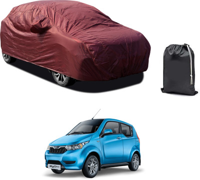 PAGORA Car Cover For Mahindra e2o (With Mirror Pockets)(Maroon)