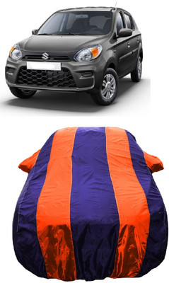 Wegather Car Cover For Maruti Suzuki Alto 800 STD (With Mirror Pockets)(Orange)