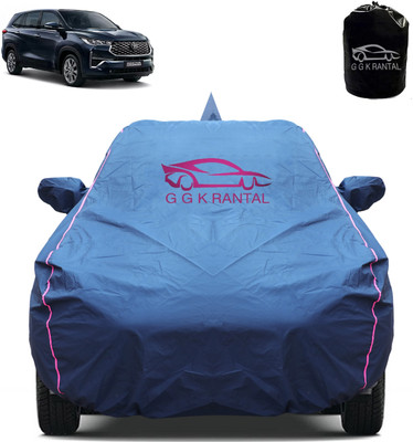 G G K RANTAL Car Cover For Toyota Innova Hycross (With Mirror Pockets)(Multicolor)