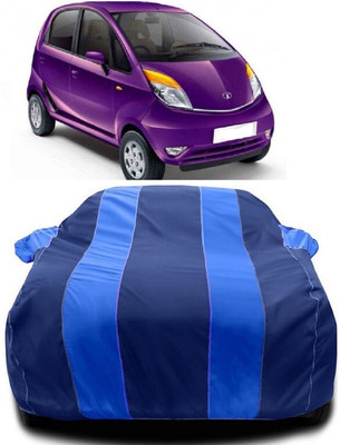 Autoprime Car Cover For Tata Nano LX (With Mirror Pockets)(Blue, Blue)