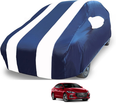 MOCKHE Car Cover For Hyundai Elantra (With Mirror Pockets)(White)