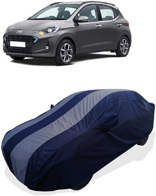 QLAX Car Cover For Maruti Grand I10 Nios Magna AMT 1.2 Kappa VTVT (With Mirror Pockets)(Grey)